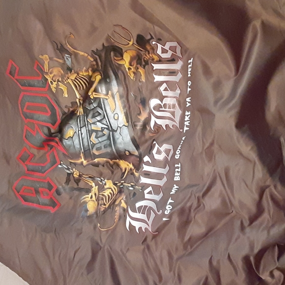 Aviator ACDC Nylon Jacket Olive Green Size Small - Picture 2 of 4